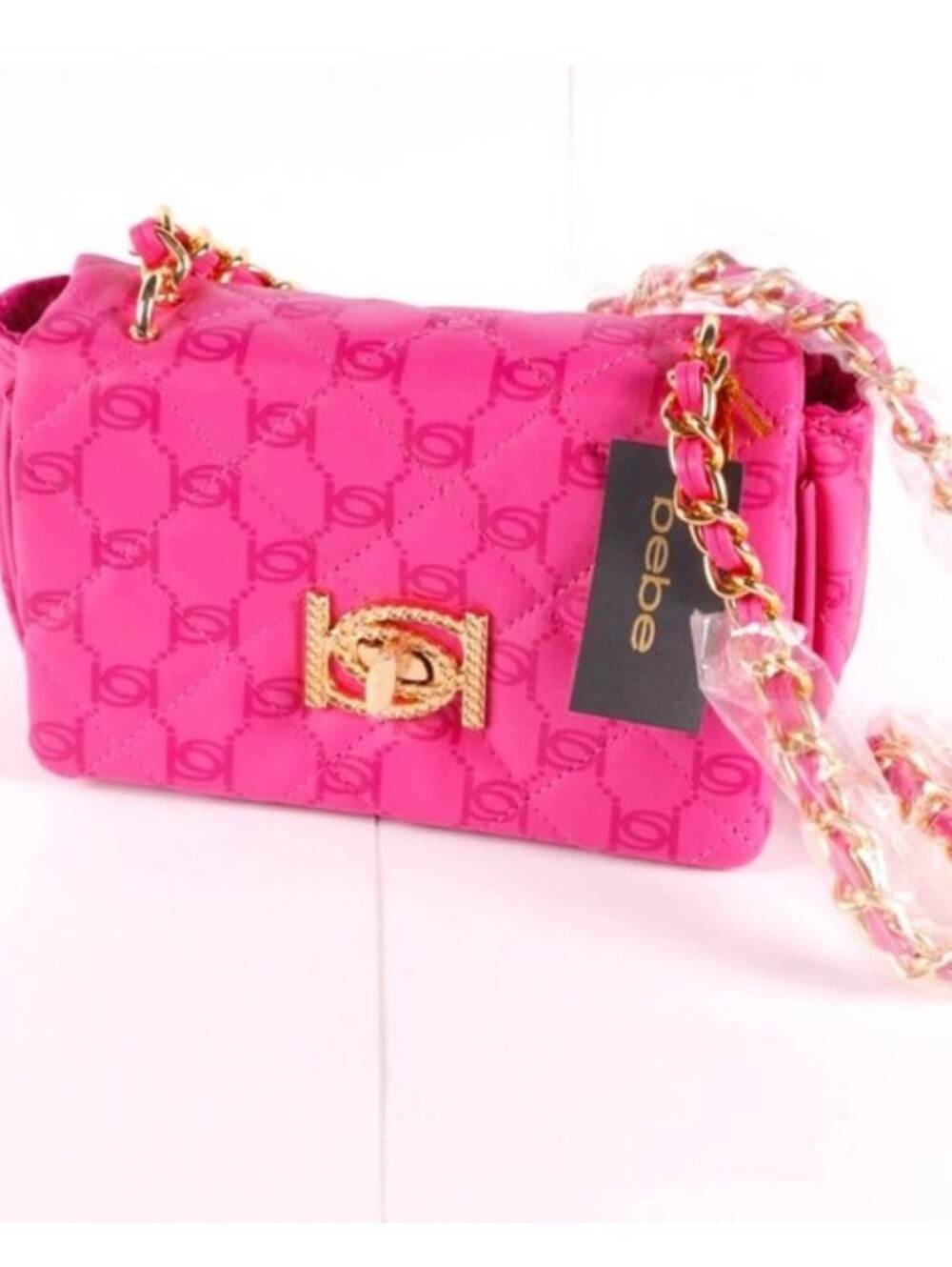 Bebe Quilted Chain Crossbody Bag (FINAL PRICE)